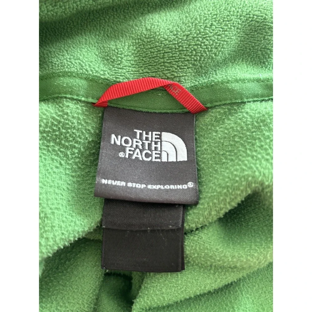 The North Face Glacier Fleece 1/4 Zip Mens‎ L Green Hiking Outdoor Performance